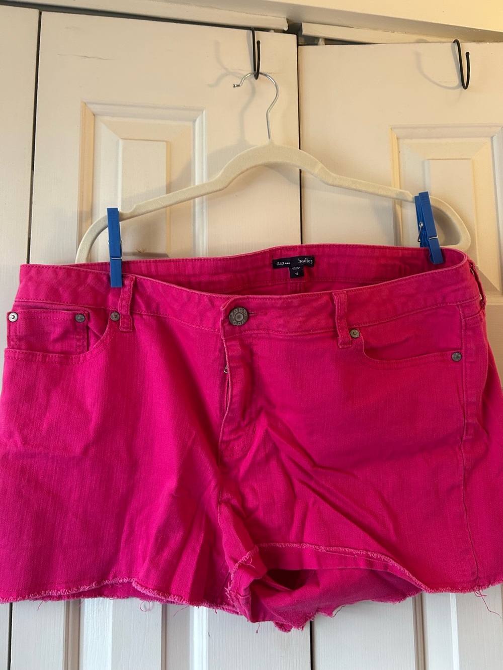 Gap Hot Pink Denim Shorts
